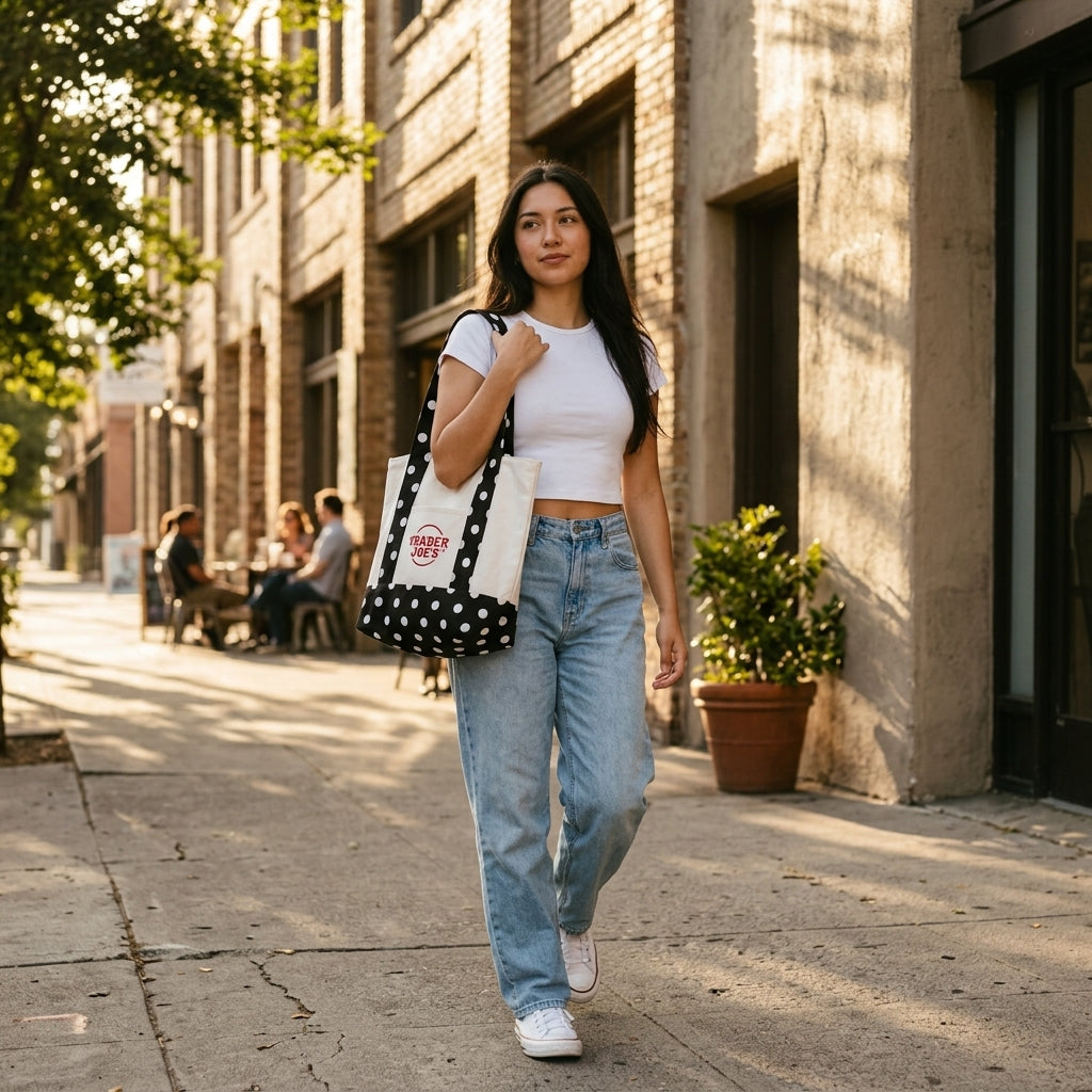 Polka Dot Tote Bag