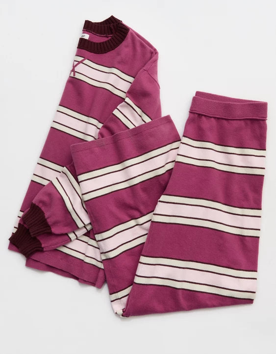 Sunday Soft Crew Neck Sweater & Trouser Set