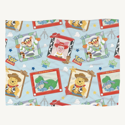 Winnie The Pooh X Toy Story Blanket