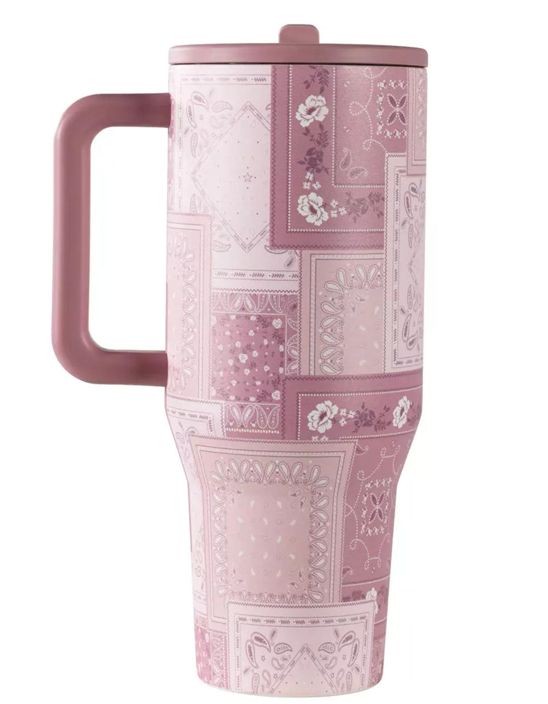 Bandana Print 40oz Tumbler