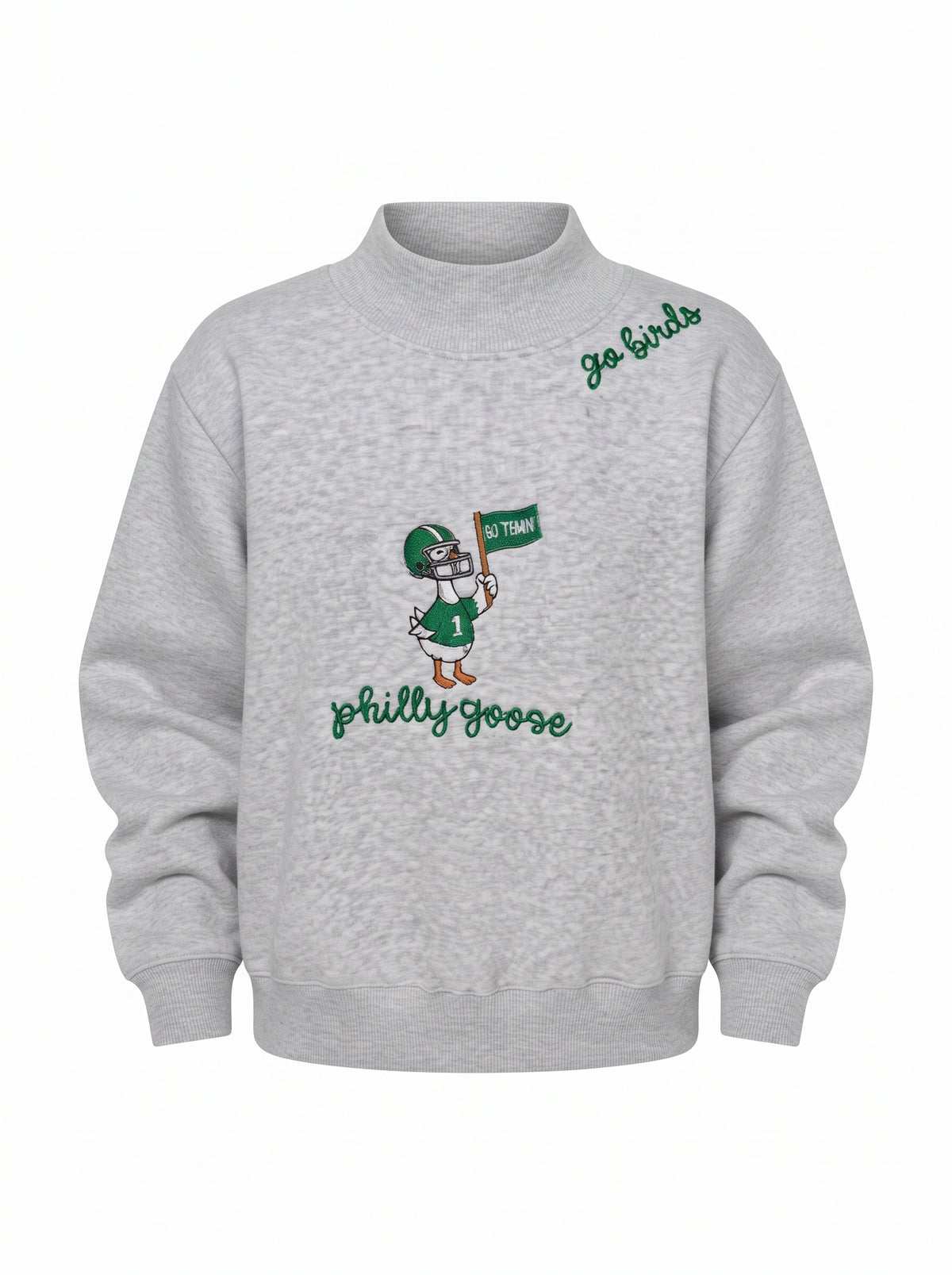 Philly Goose Mockneck Pullover