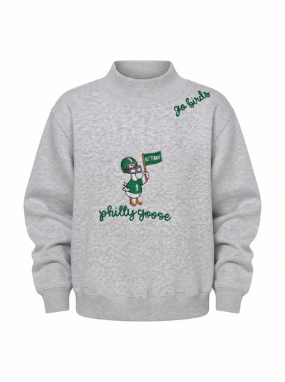 Philly Goose Mockneck Pullover