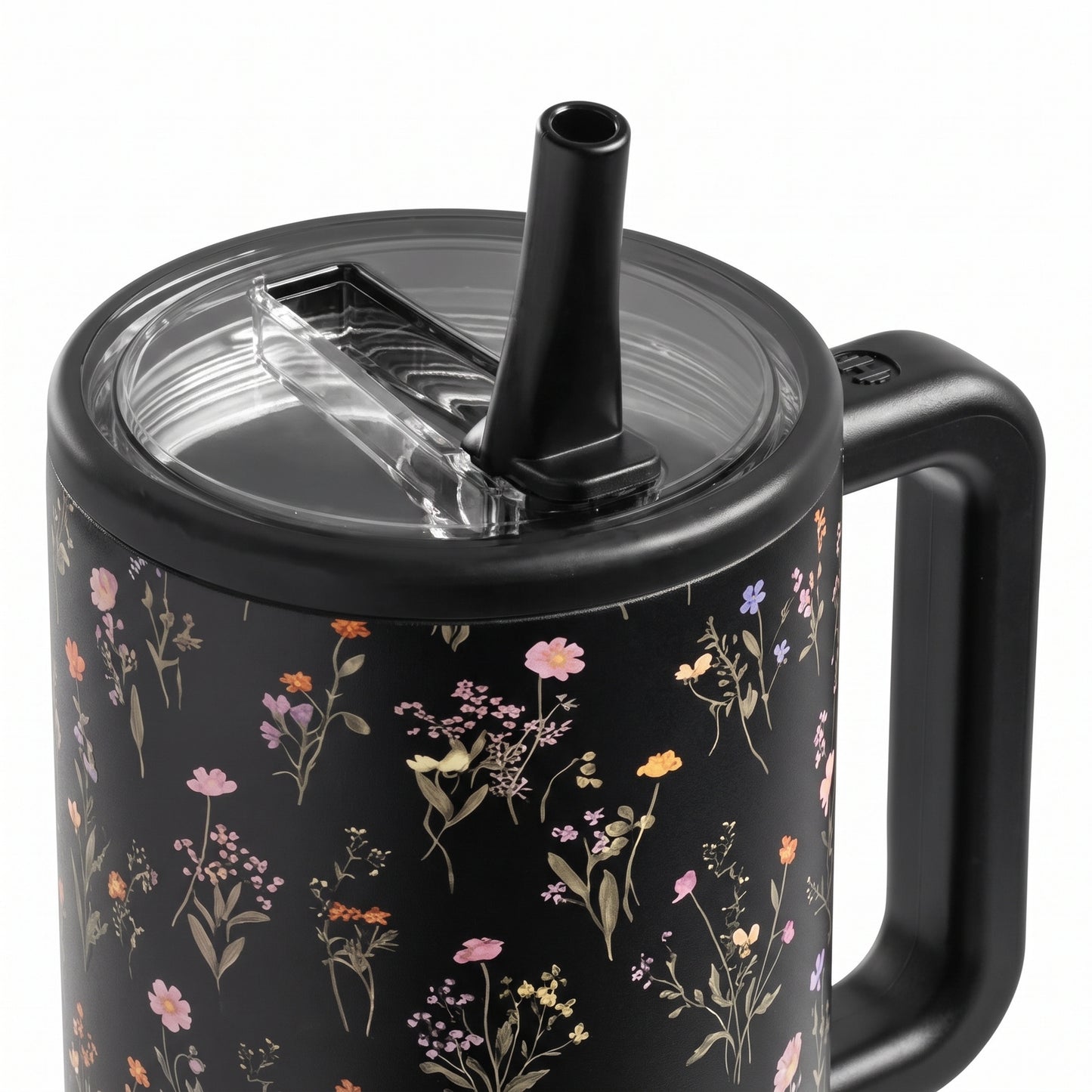 Exclusive Midnight Floral 40oz Traveler Tumbler