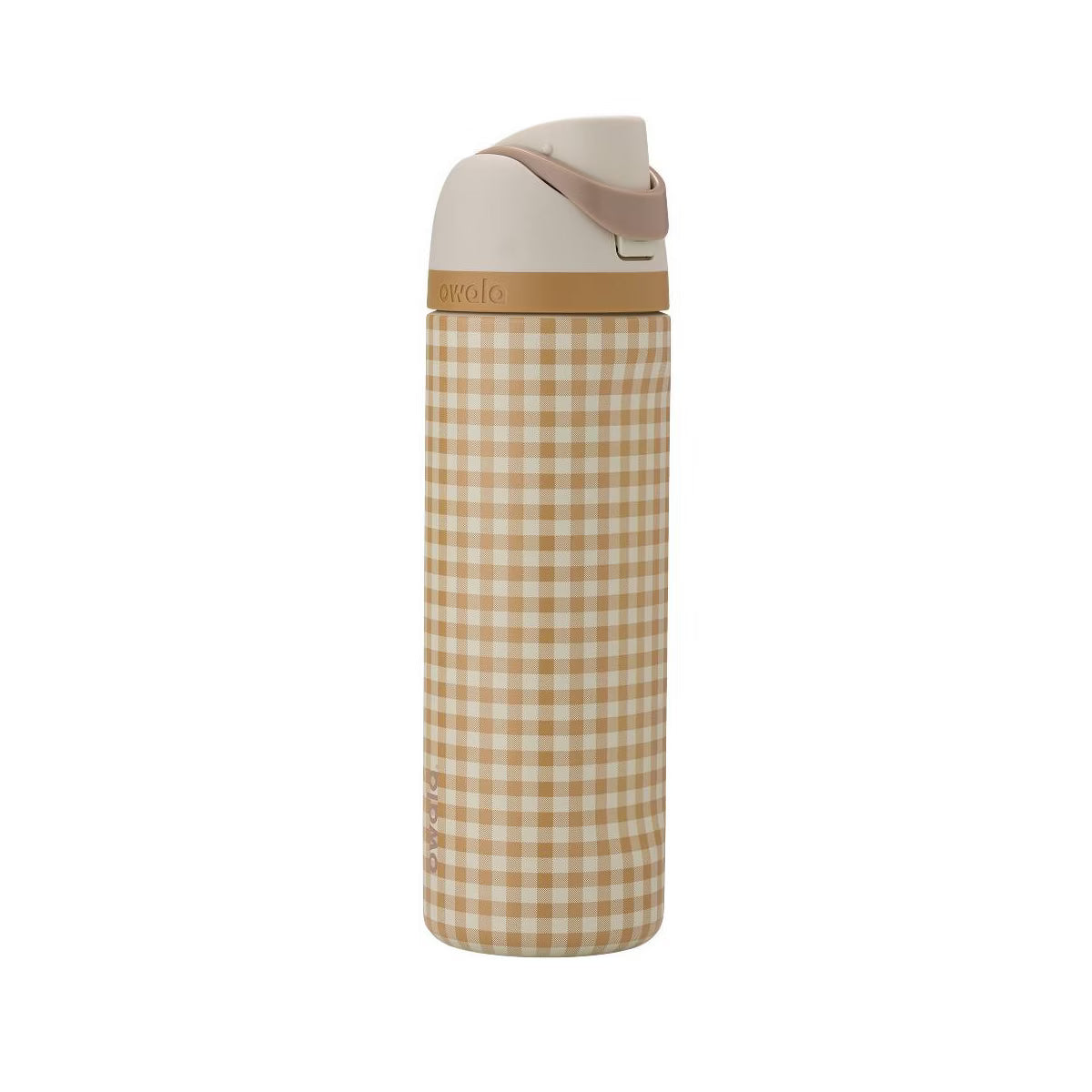 Gingham Print 24oz FreeSip Water Bottle