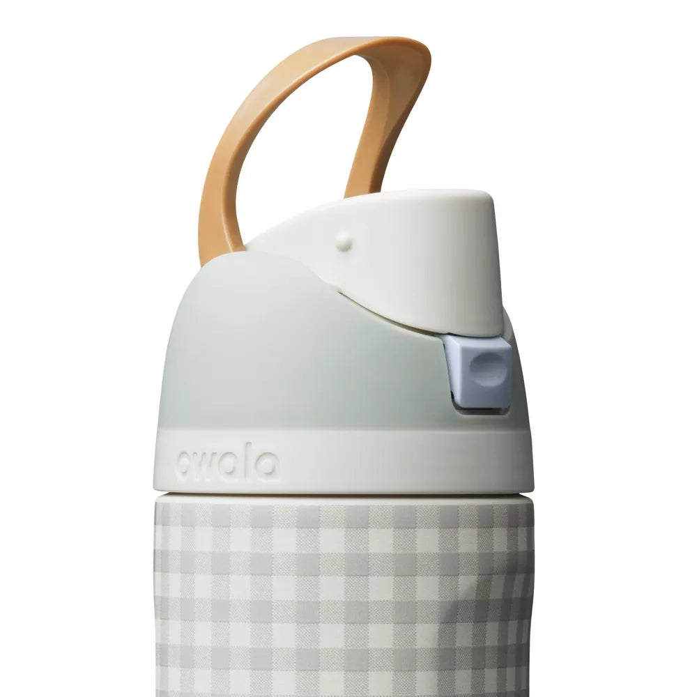 Gingham Print 24oz FreeSip Water Bottle