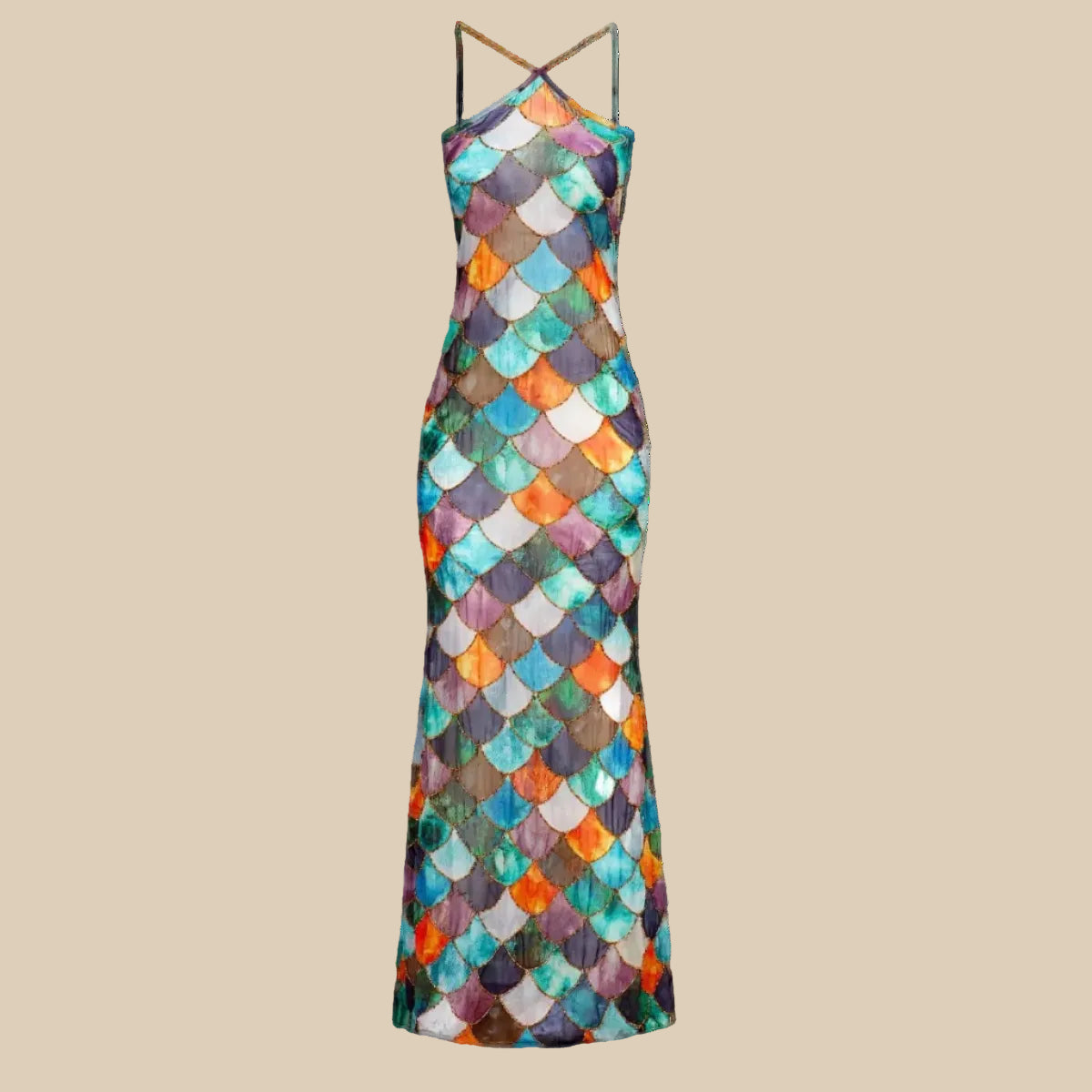 Halter Mermaid Dress