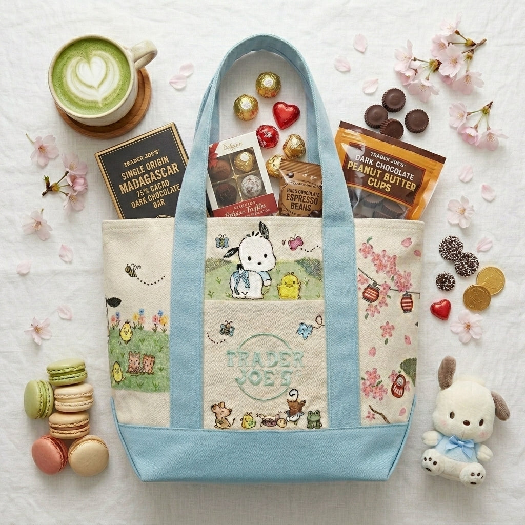 Pochacco x Trader Joe Tote Bags