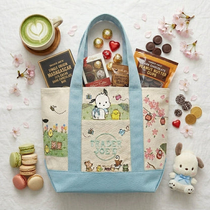 Pochacco x Trader Joe Tote Bags