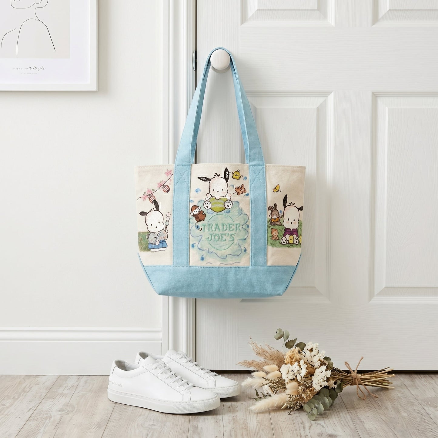 Pochacco x Trader Joe Tote Bags