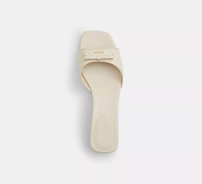Bow Kitten Heel Sandal