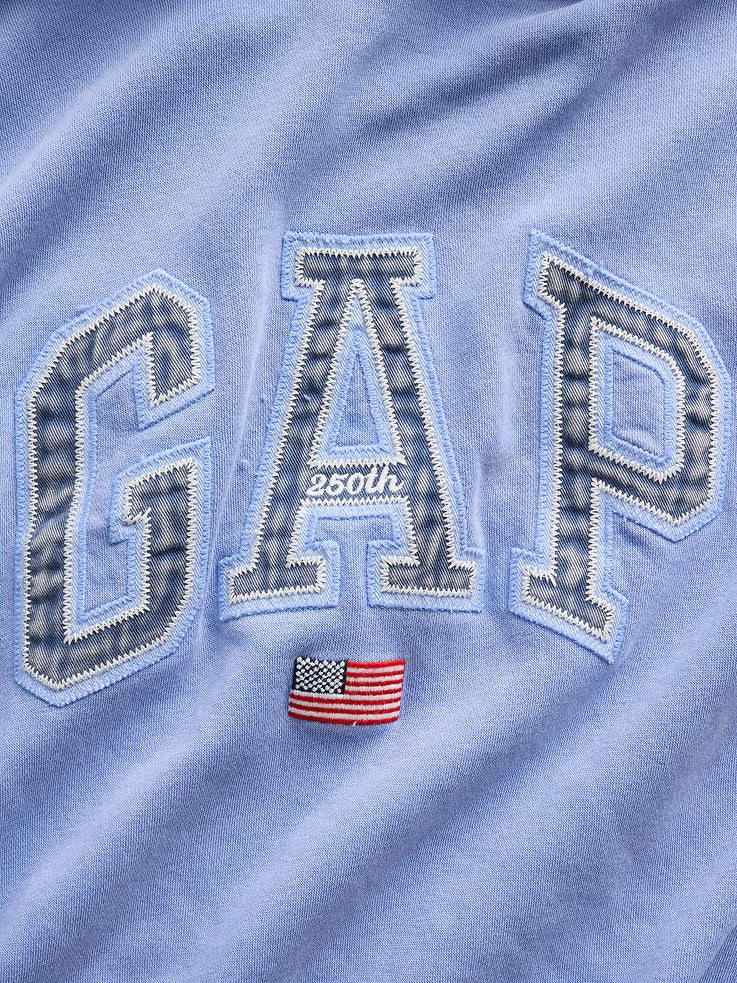 VintageSoft Oversized Americana Logo Unisex Hoodie