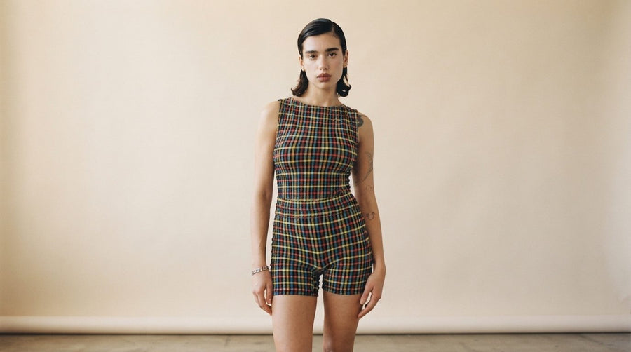 Black and yellow check Cindy Set